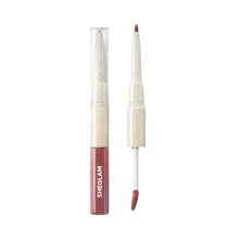 لیپ گلاس و خط لب دو طرفه شیگلم lipgloss lipline sheglam