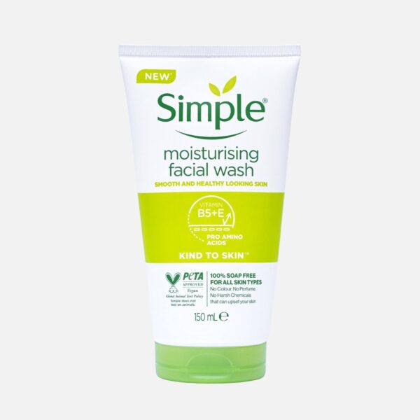 ژل شستشو آبرسان سیمپل Simple moisturizing facial wash اصلی